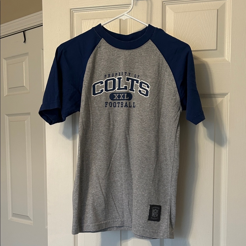 Reebok Blue and Gray NFL T-Shirt